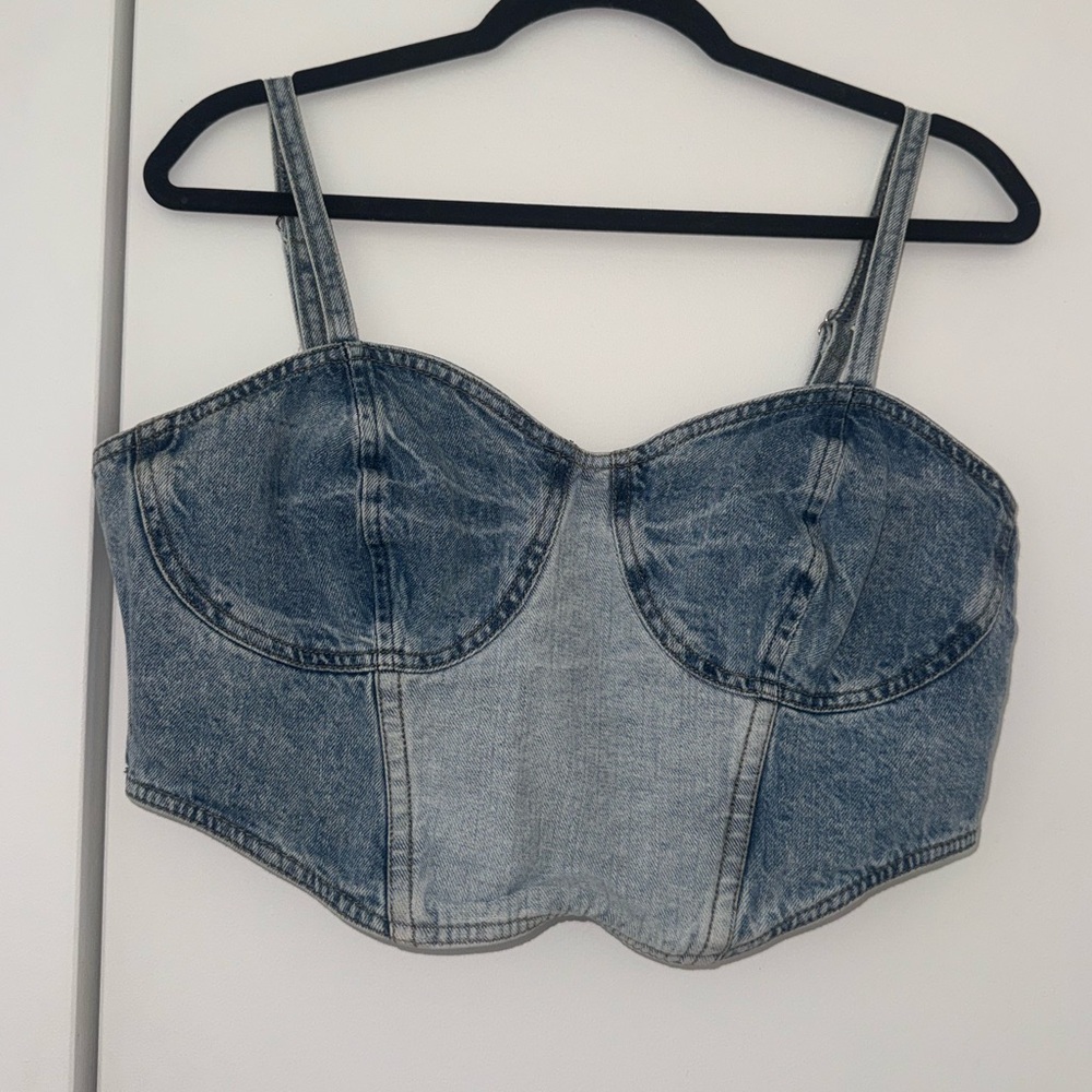 Classic Denim Women's Crop Top
